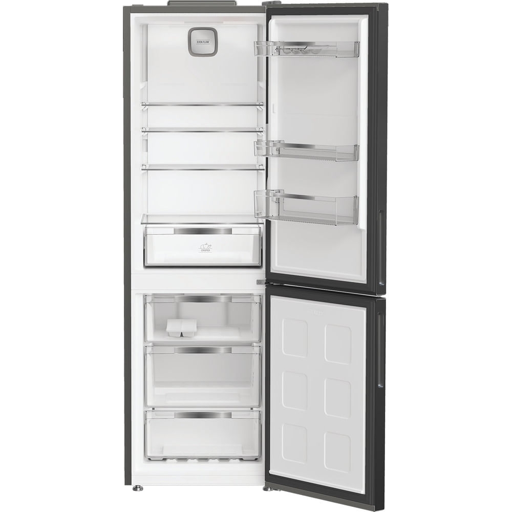 Hotpoint HPK 26363 XBR5UK No Frost Fridge Freezer, 60/40, Grey, D Rated