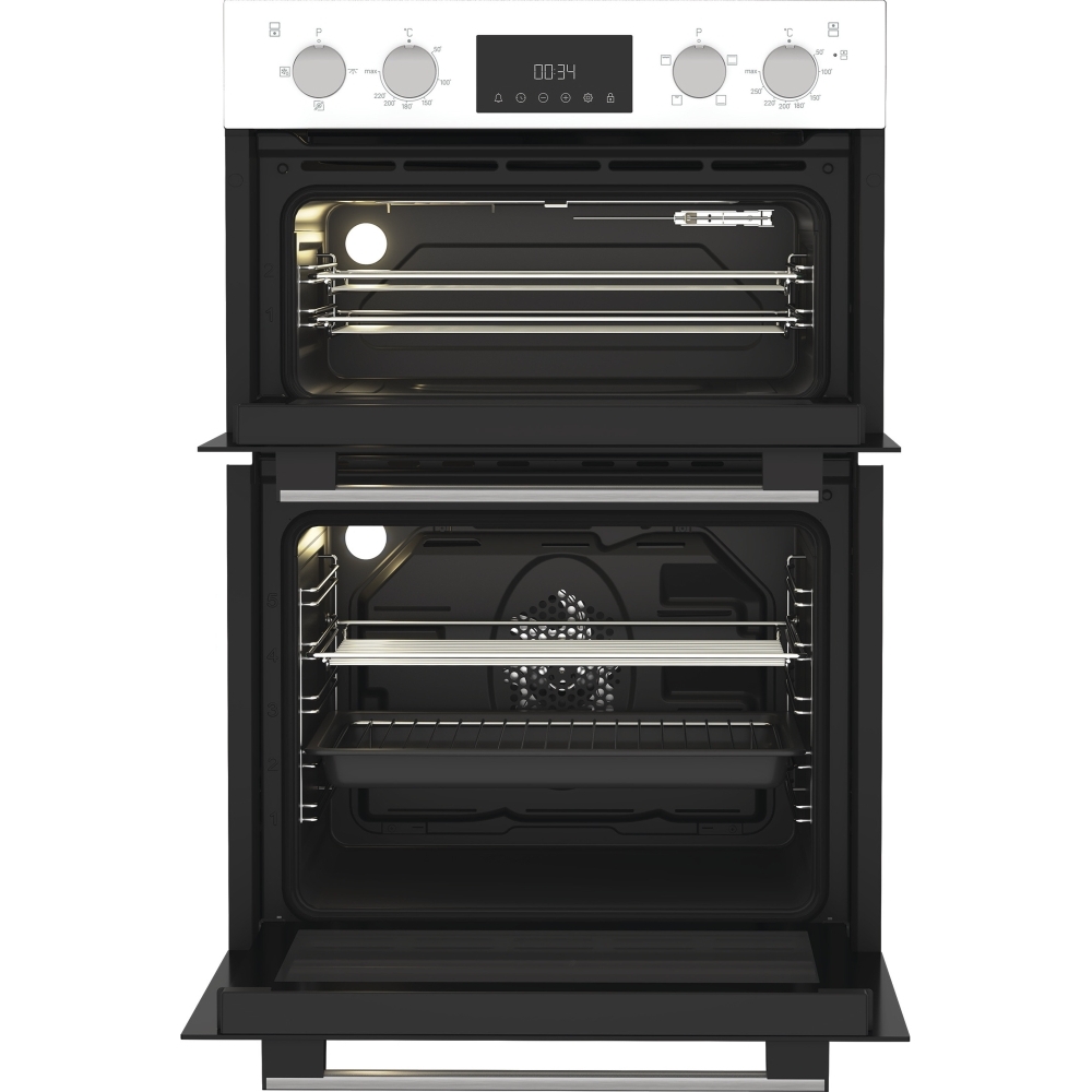 Hotpoint DIH 10D W Built-In Electric Double Oven, White, A Rated