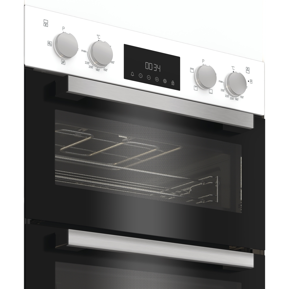 Hotpoint DIH 10D W Built-In Electric Double Oven, White, A Rated