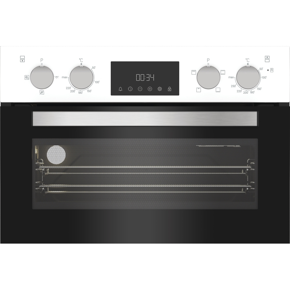 Hotpoint DIH 10D W Built-In Electric Double Oven, White, A Rated