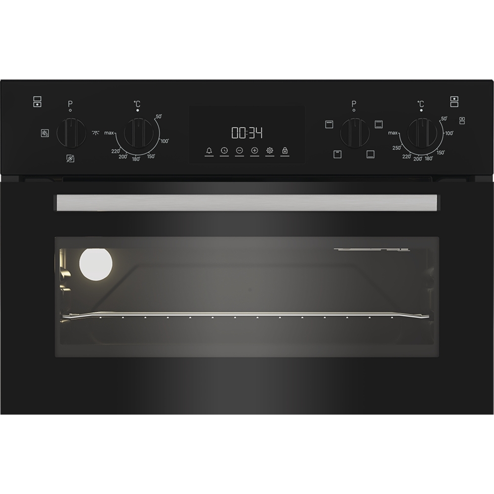 Indesit DII 10D B Built-In Electric Double Oven, Black, A Rated