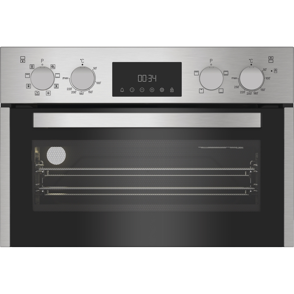 Hotpoint DIH 82D IX Built-In Electric Double Oven, Stainless Steel, A Rated