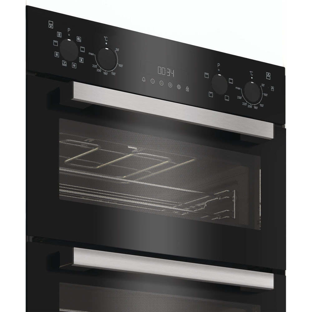 Hotpoint DIH 82G B Built-In Electric Double Oven, Black, A Rated