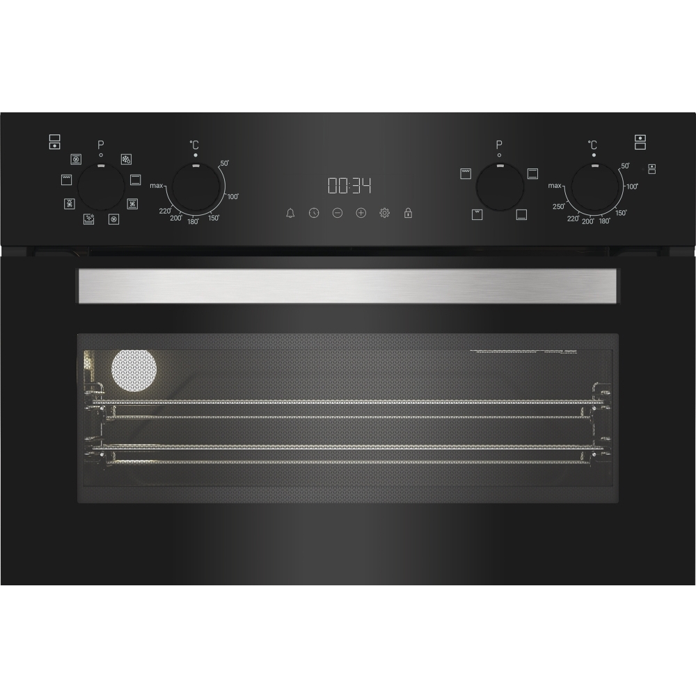Hotpoint DIH 82G B Built-In Electric Double Oven, Black, A Rated