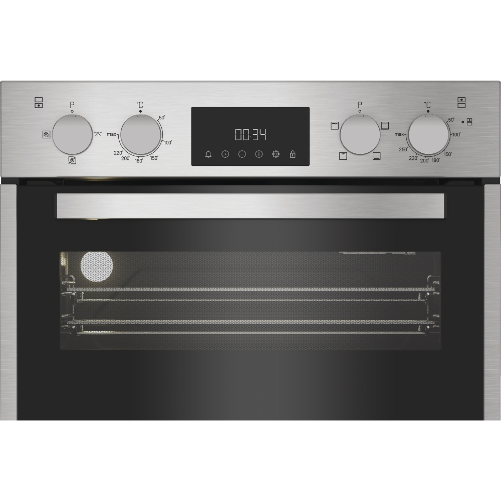 Hotpoint DIH 10D IX Built-In Electric Double Oven, Stainless Steel, A Rated