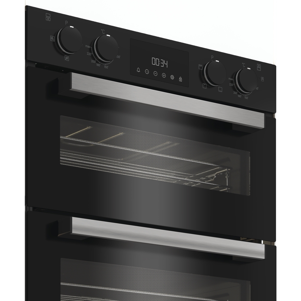 Hotpoint DUH 10D B Built-Under Electric Double Oven, Black, A Rated