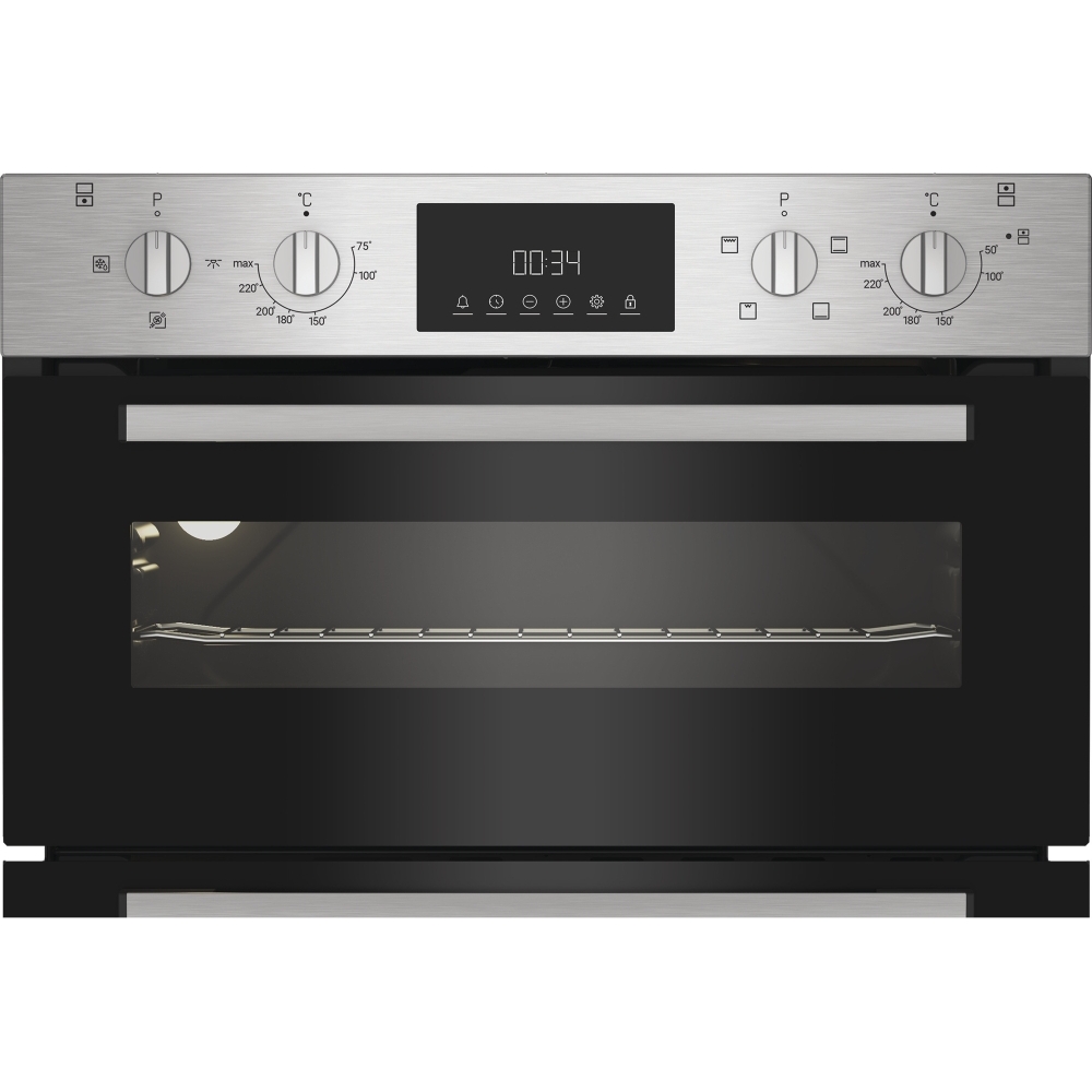 Indesit DUI 10D IX Built-Under Electric Double Oven, Stainless Steel, A Rated