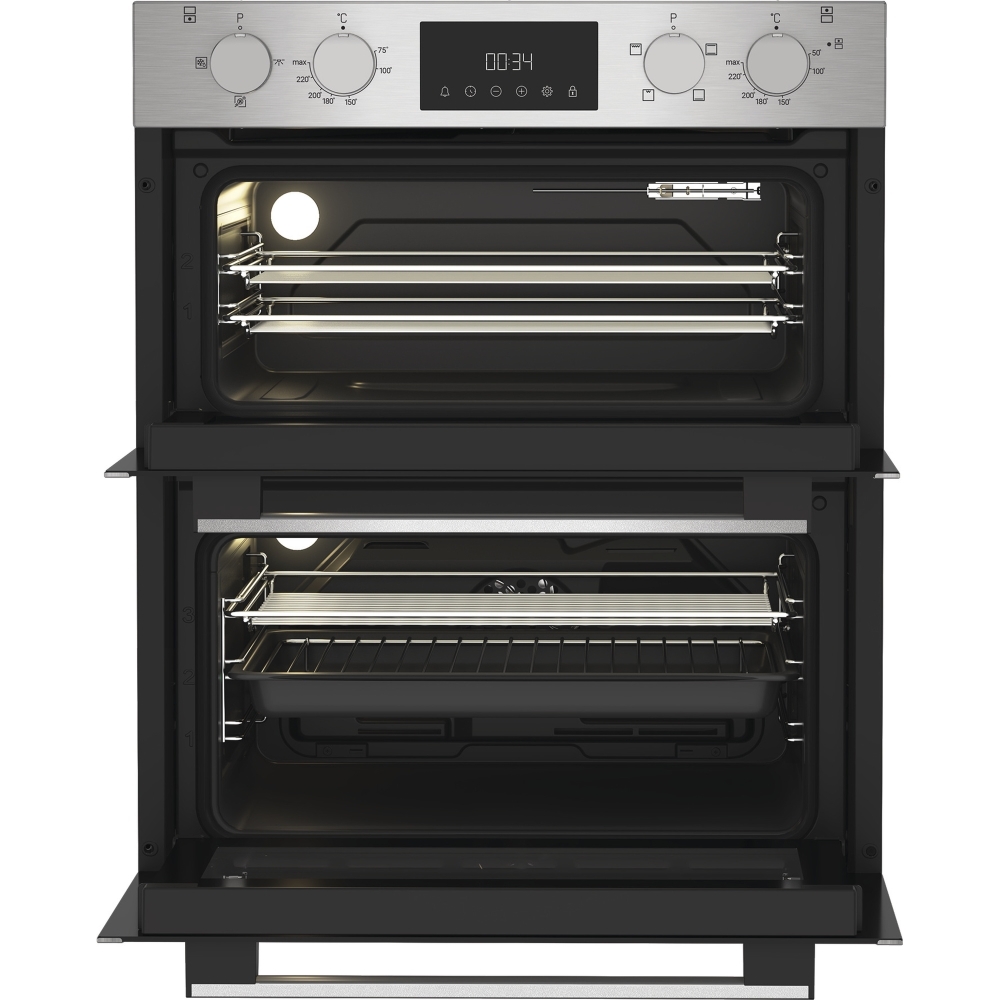 Hotpoint DUH 10D IX Built-Under Electric Double Oven, Stainless Steel, A Rated