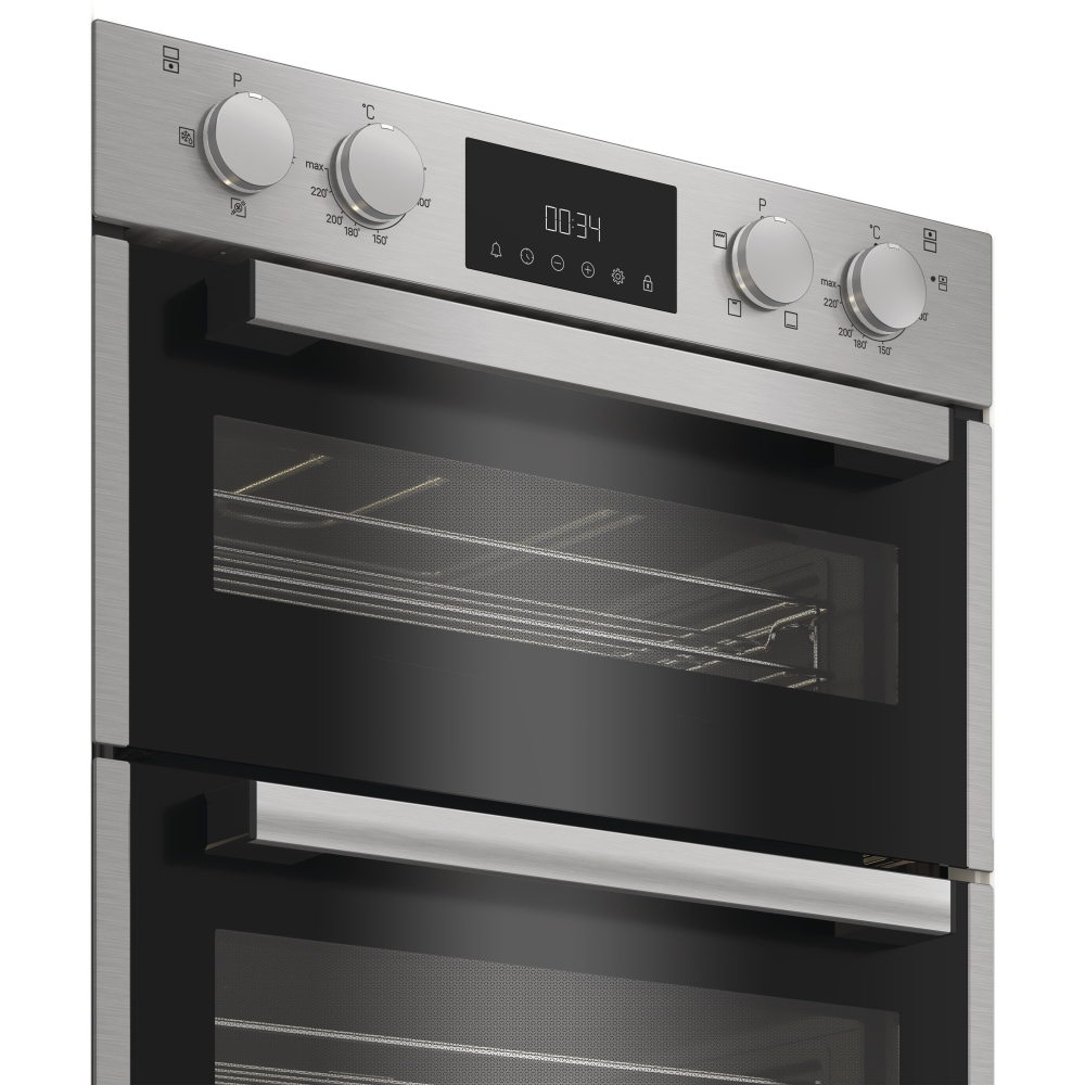 Hotpoint DUH 10D IX Built-Under Electric Double Oven, Stainless Steel, A Rated