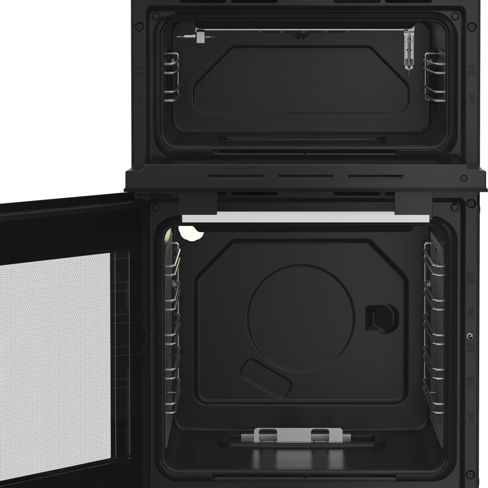 Hotpoint HTG5GCW Gas Cooker with Separate Grill, White, A+ Rated