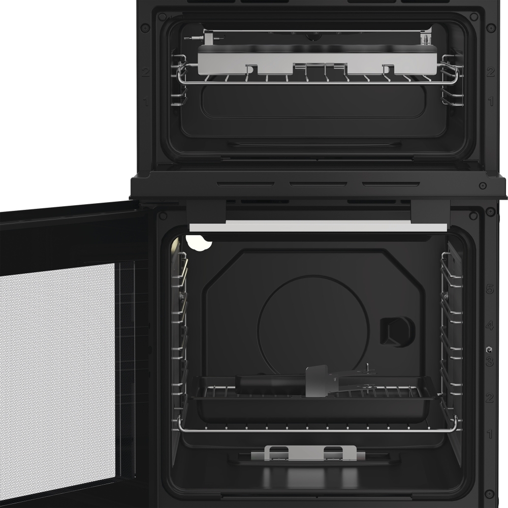 Hotpoint HTG5GCW Gas Cooker with Separate Grill, White, A+ Rated