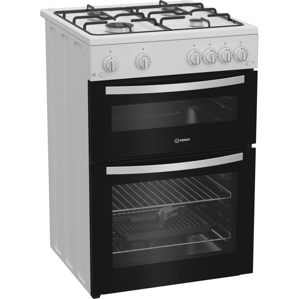 Indesit ITG6GW Gas Cooker with Separate Grill, White, A+ Rated