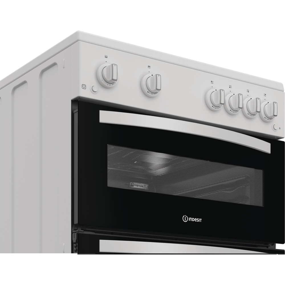 Indesit ITG6GW Gas Cooker with Separate Grill, White, A+ Rated