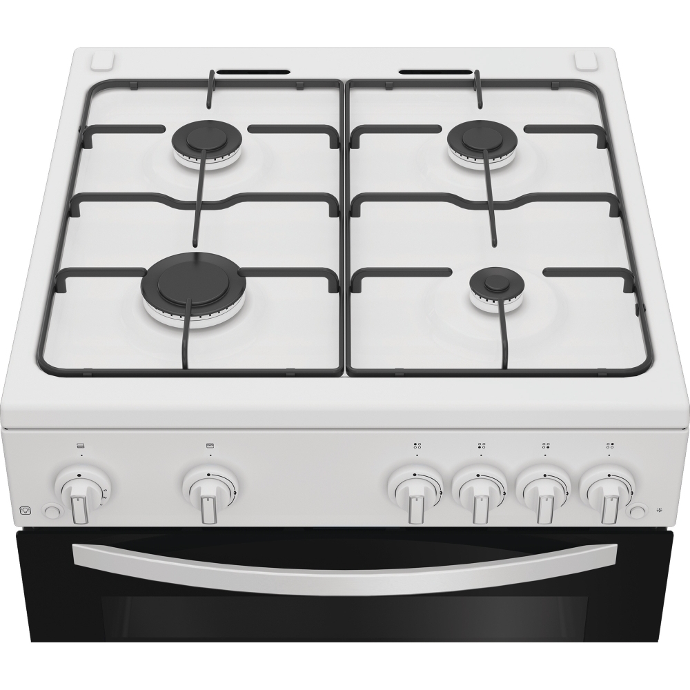 Indesit ITG6GW Gas Cooker with Separate Grill, White, A+ Rated