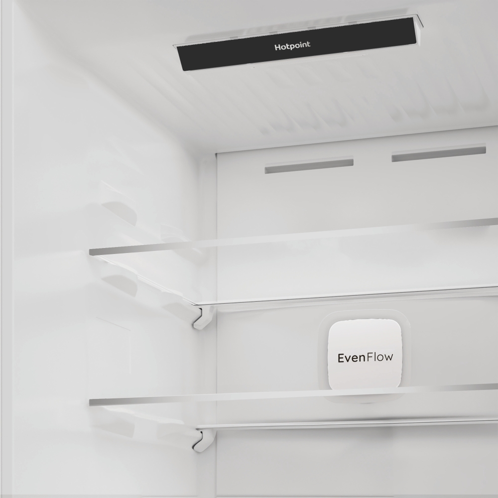 Hotpoint HPKF 6353 XP4UK Total No Frost Fridge Freezer, 50/50, Silver, E Rated