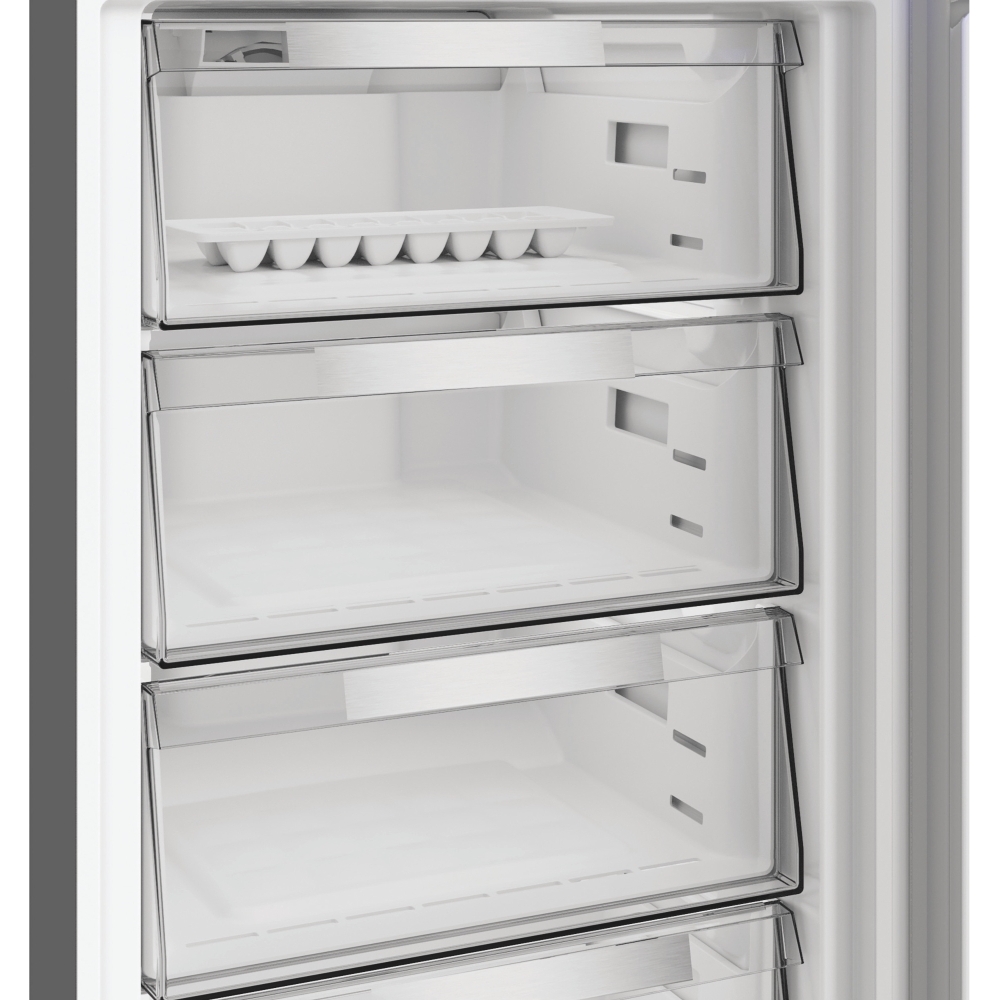 Hotpoint HPKF 6353 XBR4UK Total No Frost Fridge Freezer, 50/50, Grey, E Rated