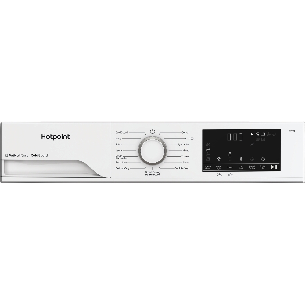 Hotpoint C HD 103M WW UK Heat Pump Tumble Dryer, 10kg, White, A++ Rated