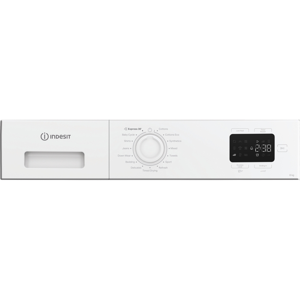 Indesit C YSD 83D WW UK Heat Pump Tumble Dryer, 8kg, White, A++ Rated