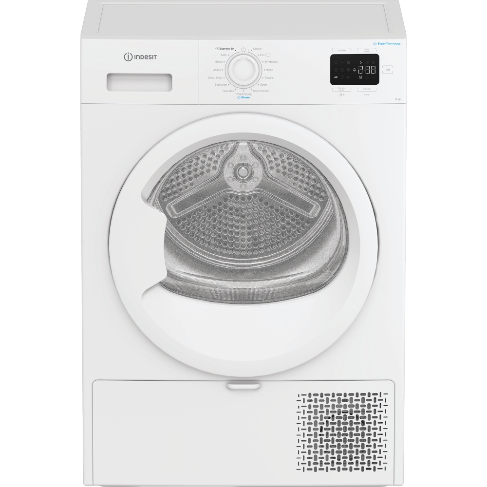 Indesit C YSD 82D WW UK Heat Pump Tumble Dryer, 8kg, White, A+ Rated