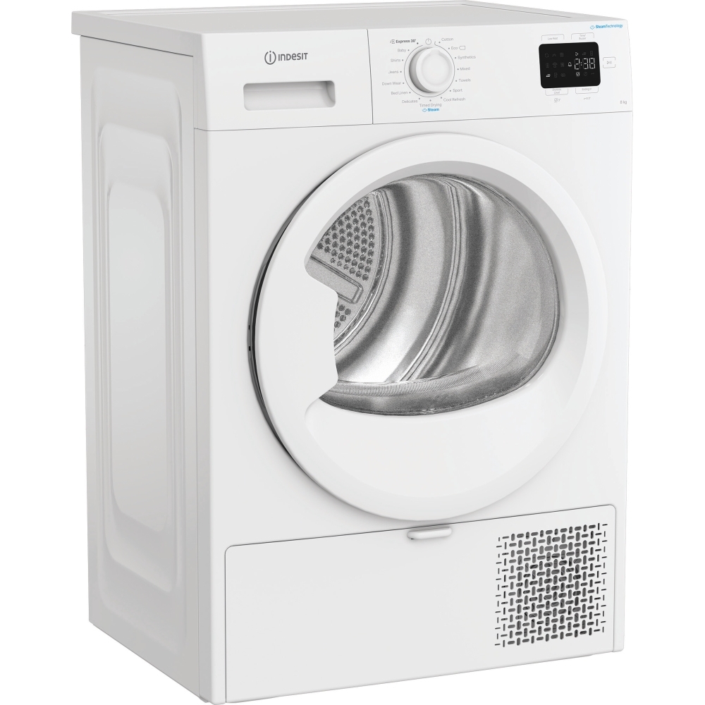 Indesit C YSD 82D WW UK Heat Pump Tumble Dryer, 8kg, White, A+ Rated