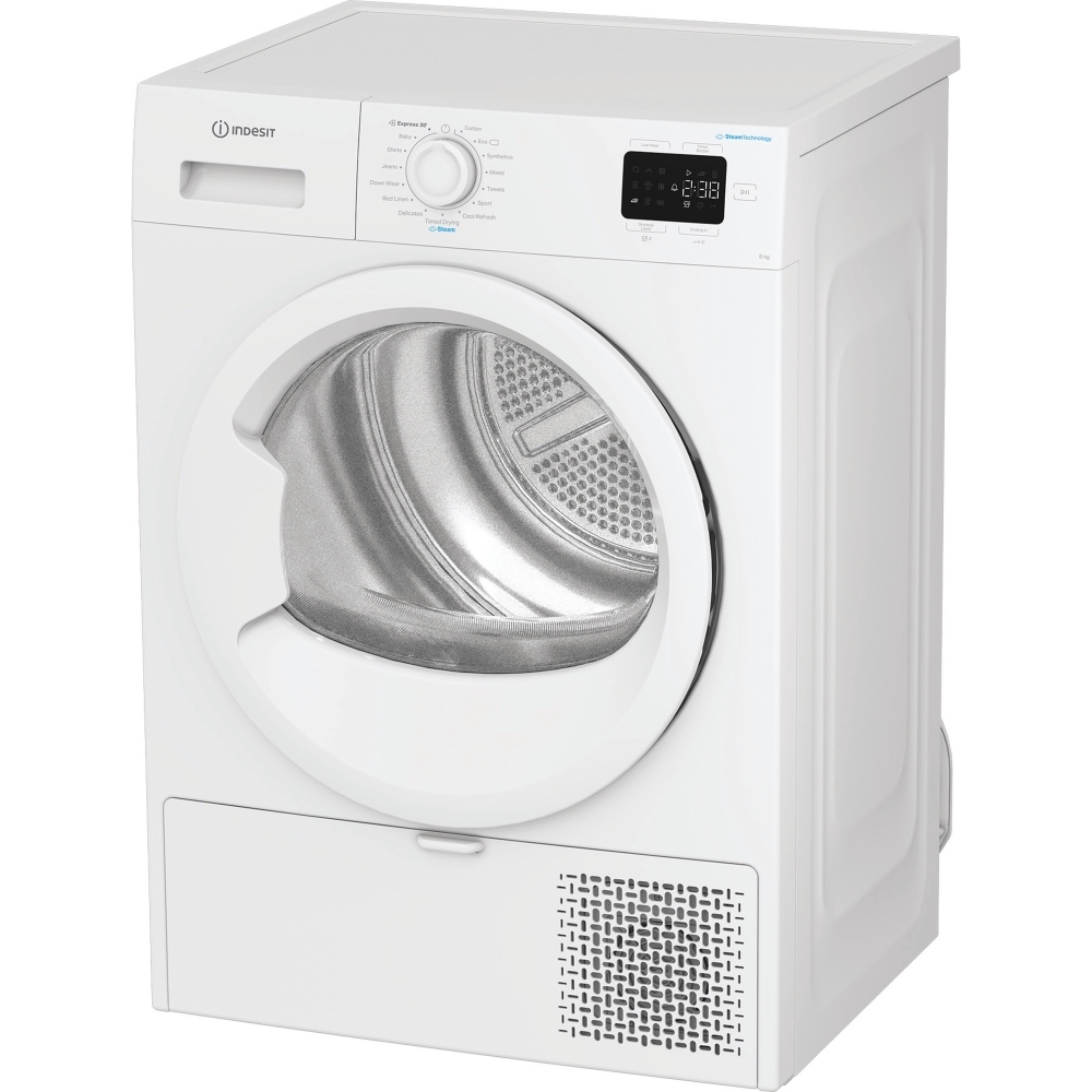 Indesit C YSD 82D WW UK Heat Pump Tumble Dryer, 8kg, White, A+ Rated