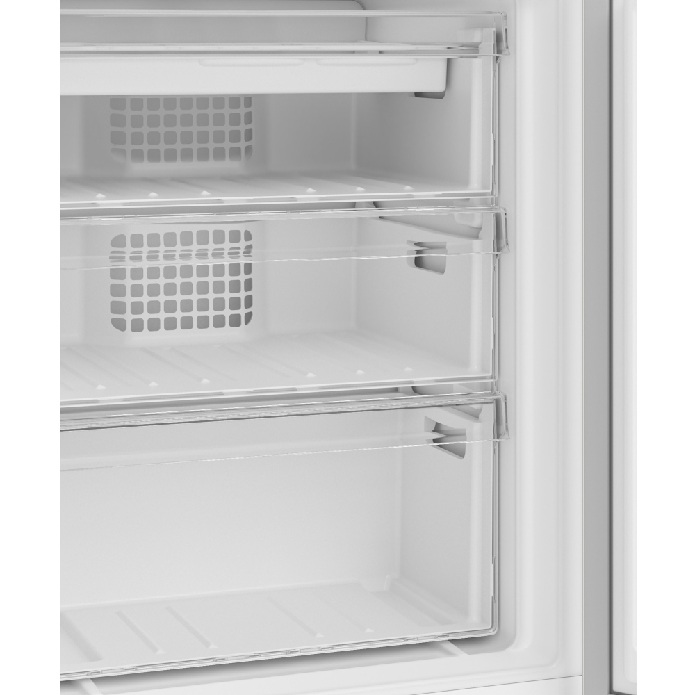 Indesit KINH 1271 B4UK No Frost Integrated Fridge Freezer, Sliding Hinge, 70/30, E Rated