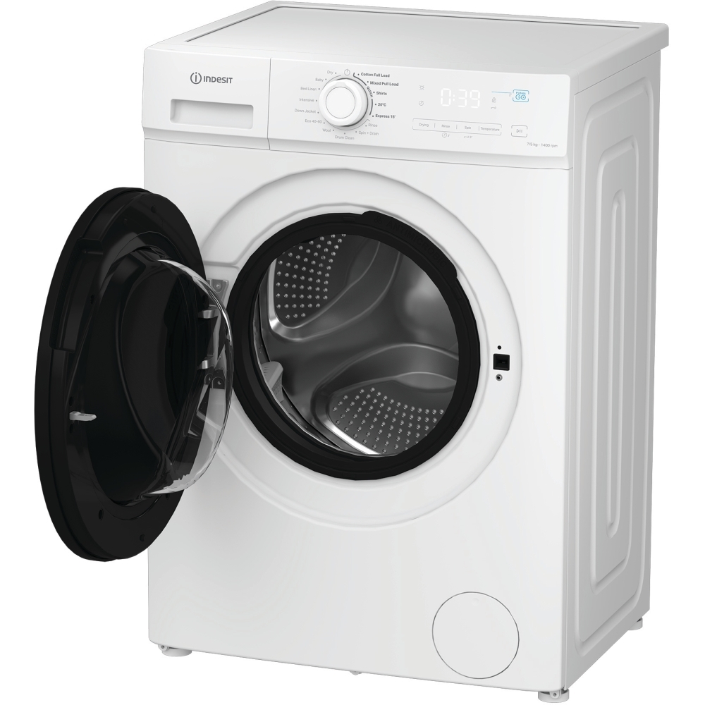 Indesit IDMA 75624 MY TIME UK Washer Dryer, 7kg/5kg, 1400 Spin, White, D Rated