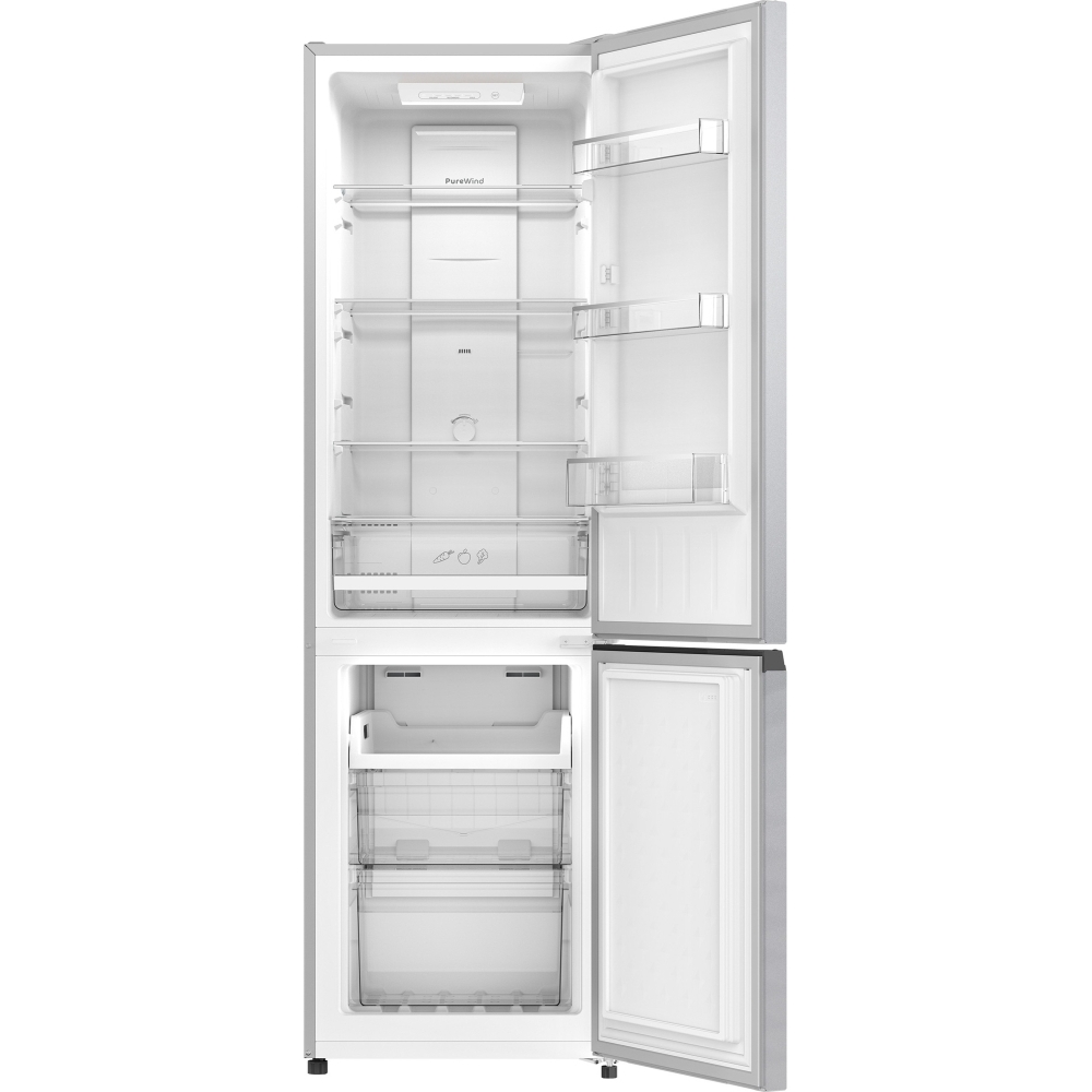 Indesit INKF 8251 S4UK Total No Frost Fridge Freezer, 60/40, Silver, E Rated