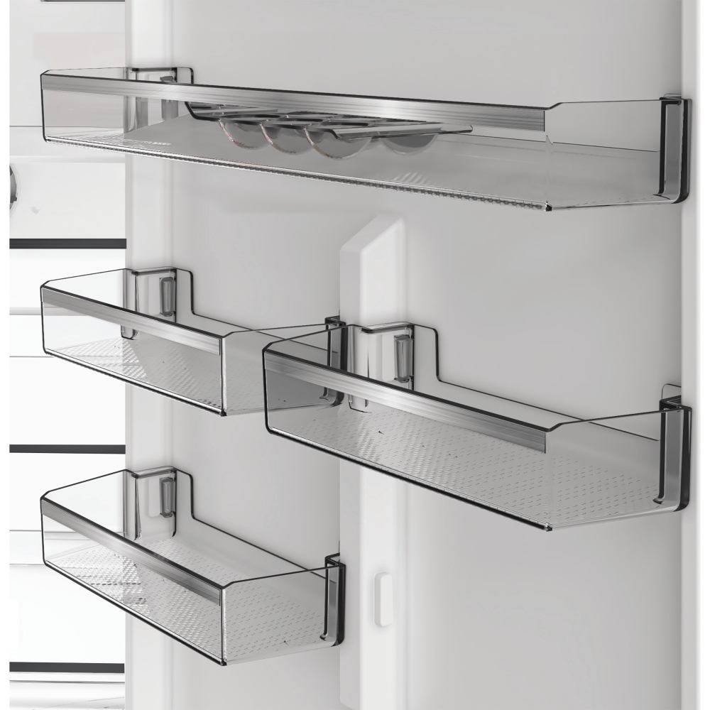 Hotpoint HPK2 6493 XP5UK No Frost Fridge Freezer, 70/30, Stainless Steel, D Rated