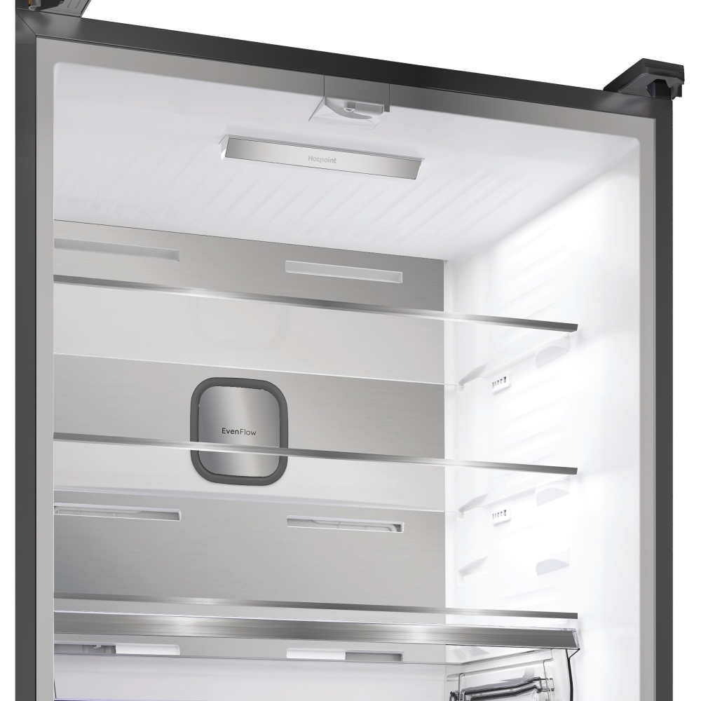 Hotpoint HPG2 6513 XK5E American Fridge Freezer,  Non-Plumbed, Black, D Rated