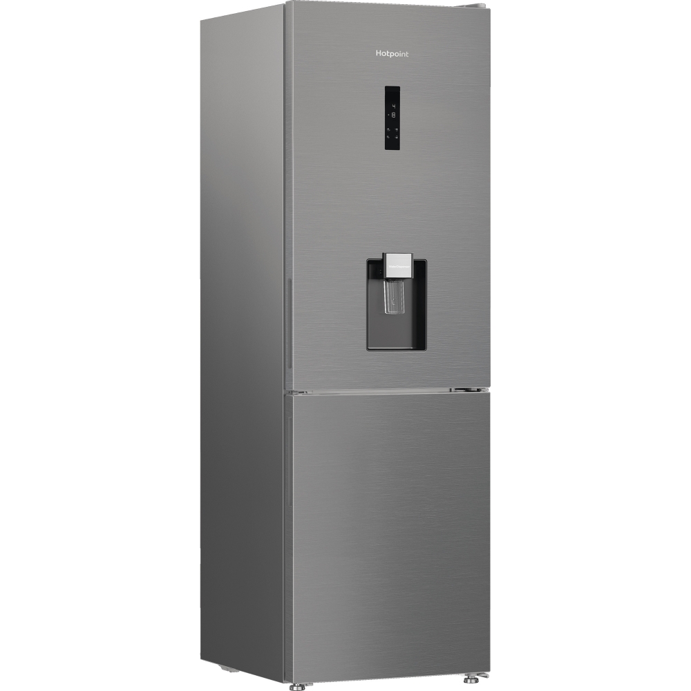 Hotpoint HPK 26363W XP4UK No Frost Fridge Freezer, 60/40, Stainless Steel, E Rated
