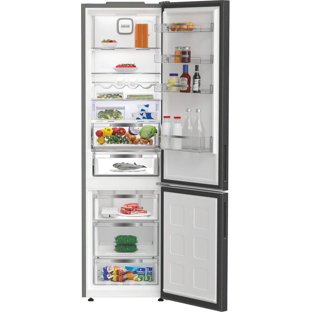 Hotpoint HPK 26403 XBR5UK No Frost Fridge Freezer, 70/30, Grey, D Rated