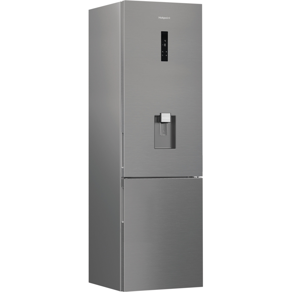 Hotpoint HPK 26403W XP5UK No Frost Fridge Freezer, 70/30, Stainless Steel, D Rated
