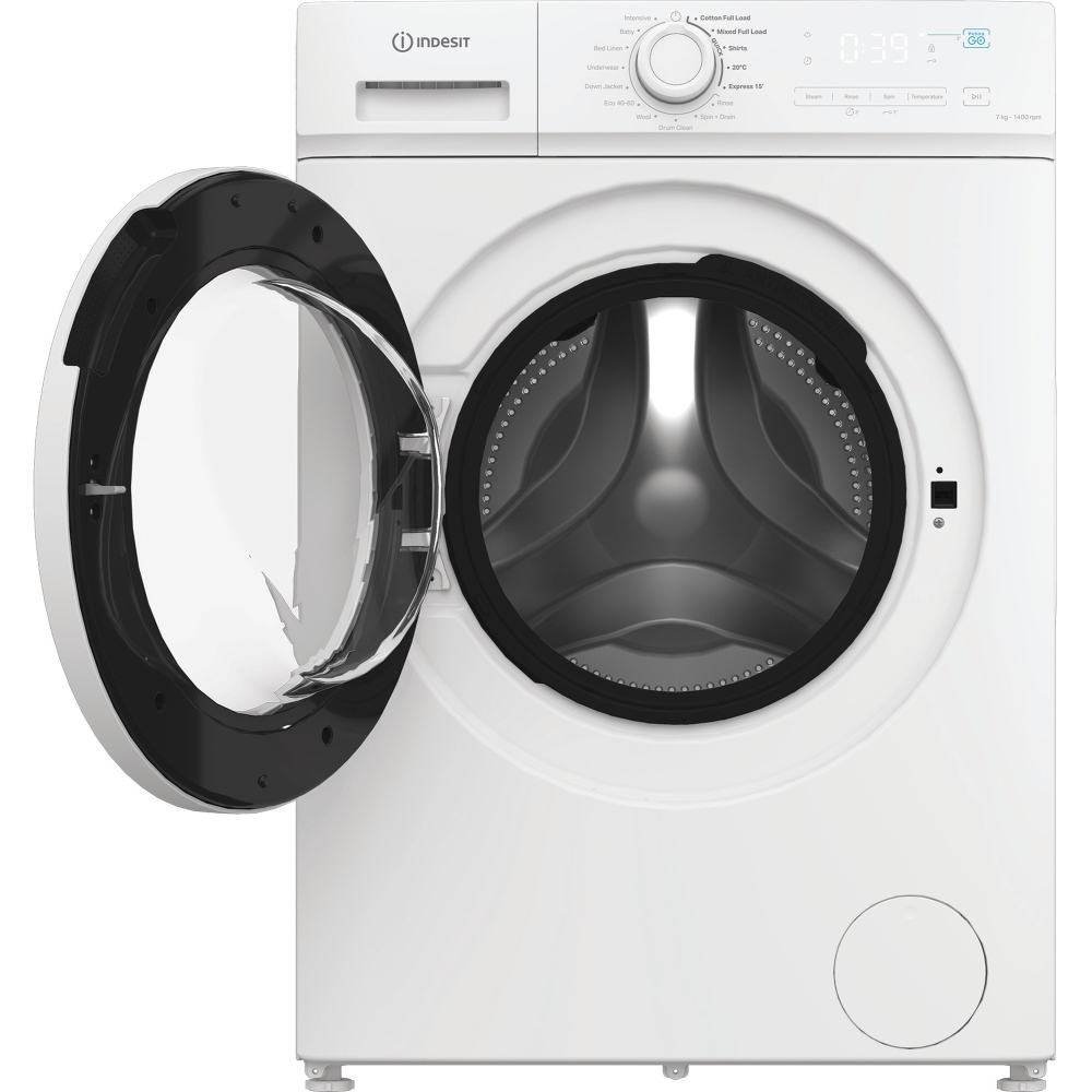 Indesit IMA764MYTIMEUK Washing Machine, 7kg, 1400 Spin, White, A Rated