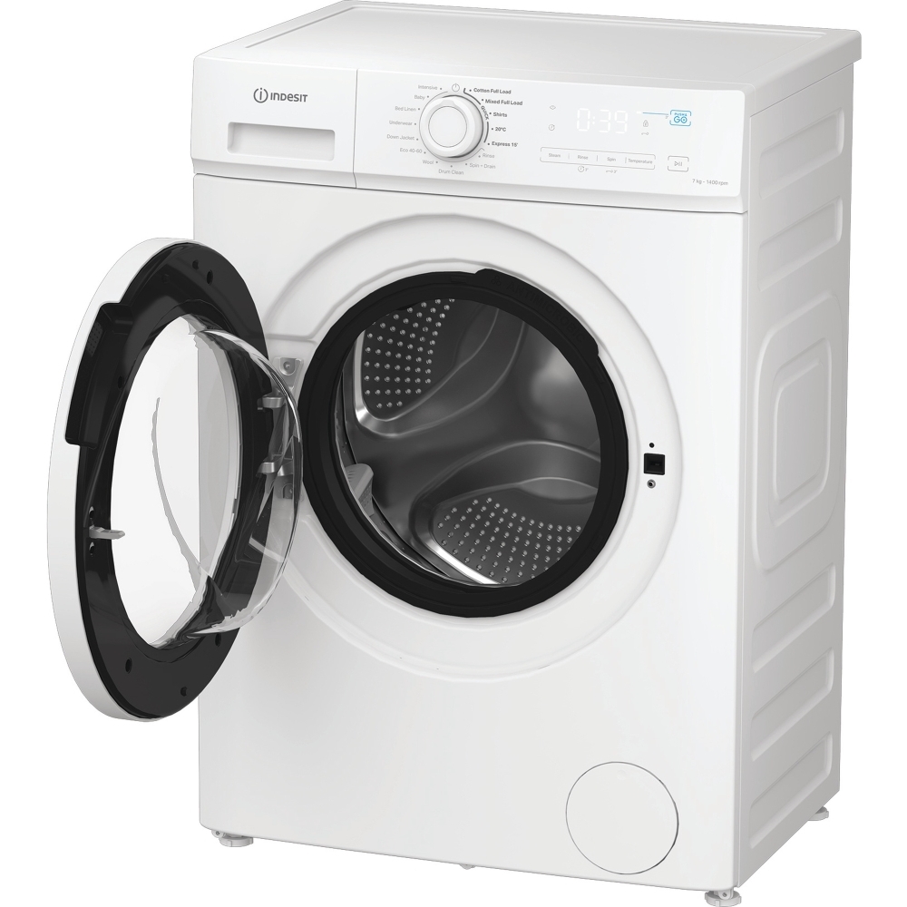 Indesit IMA764MYTIMEUK Washing Machine, 7kg, 1400 Spin, White, A Rated