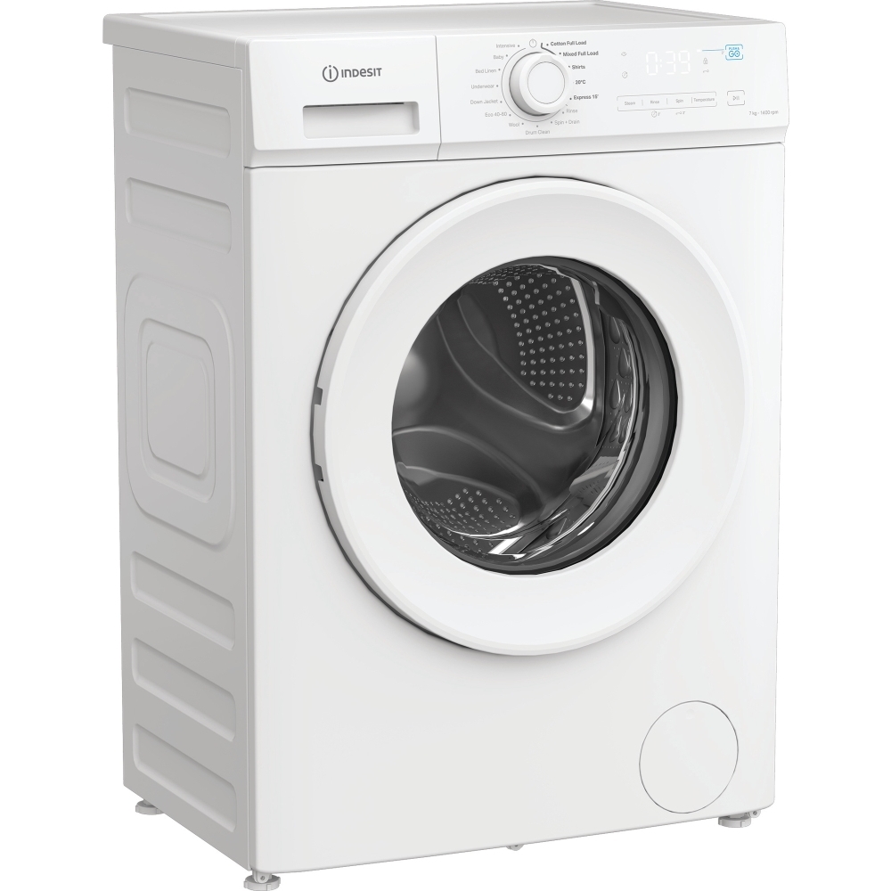 Indesit IMA764MYTIMEUK Washing Machine, 7kg, 1400 Spin, White, A Rated