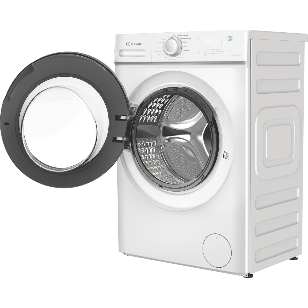 Indesit IDMA 8564 MY TIME UK Washer Dryer, 8kg/5kg, 1400 Spin, White, D Rated