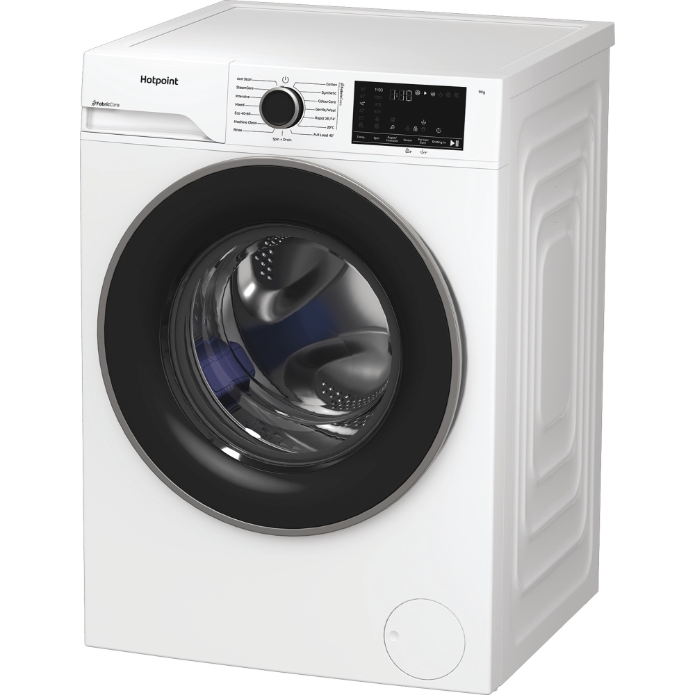 Hotpoint HBWH 93 CARE UK Washing Machine, 9kg, 1400 Spin, White, A Rated
