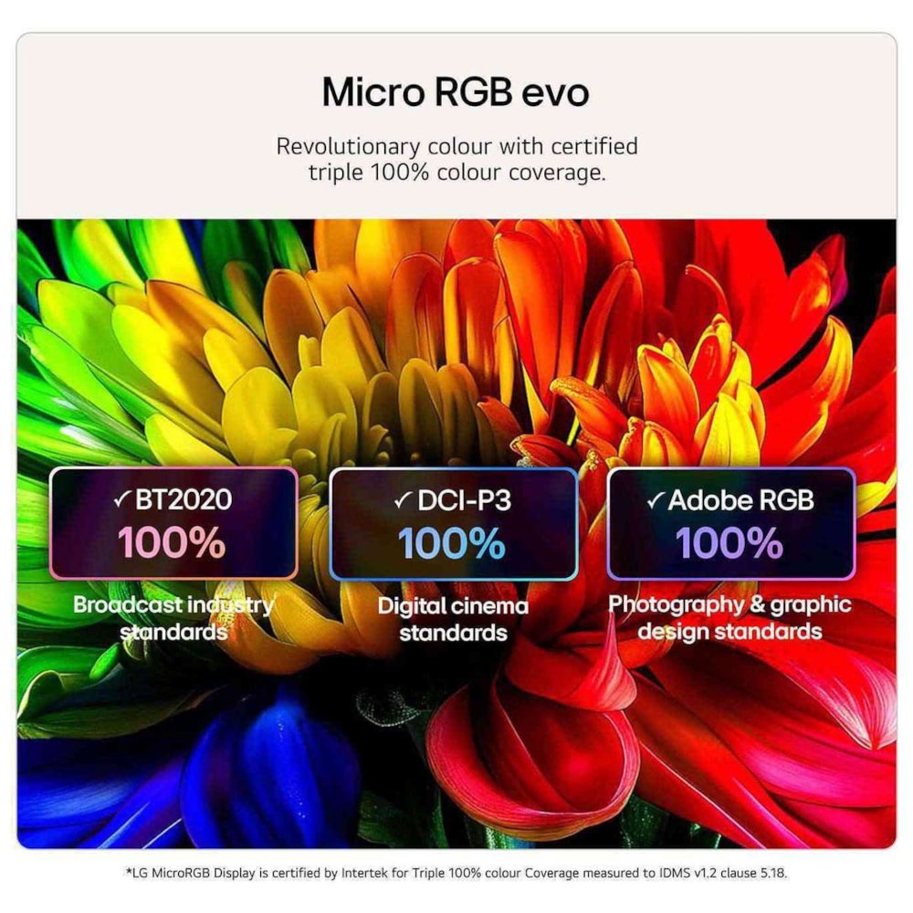 LG 86MRGB96B6B.AEK 86" Micro RGB Smart Television, 4K Ultra HD, Black, D Rated