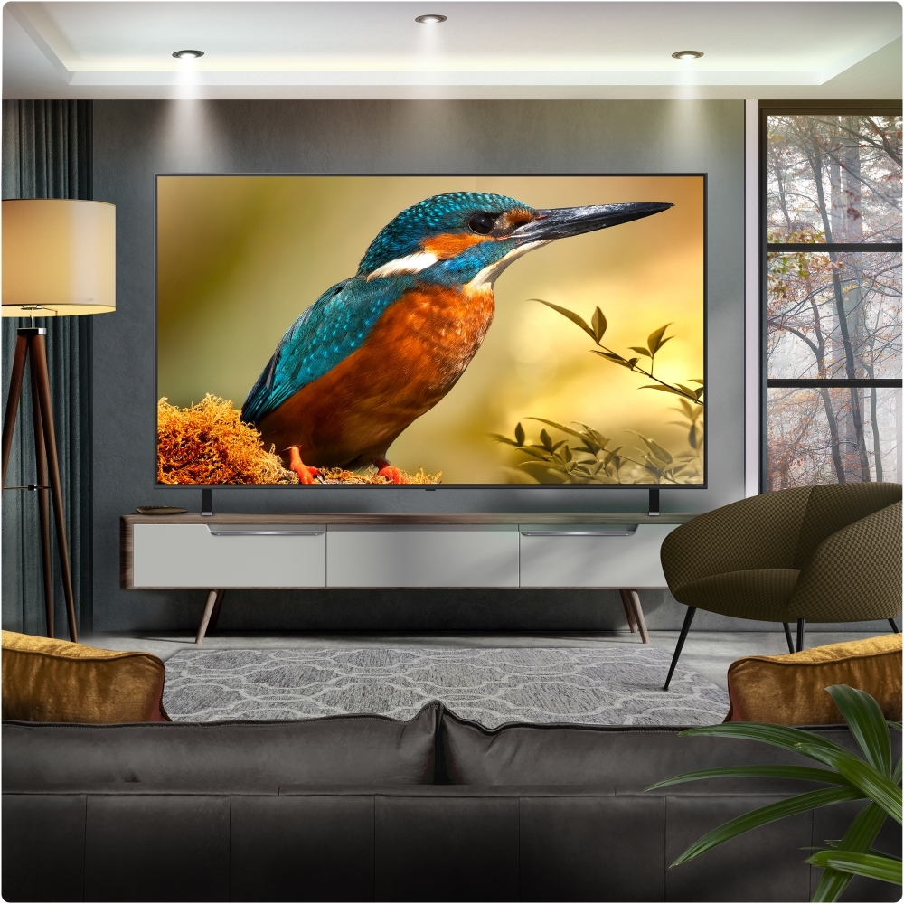 LG 86QNED85A6C 86" QNED Smart Television, 4K Ultra HD, Black, D Rated