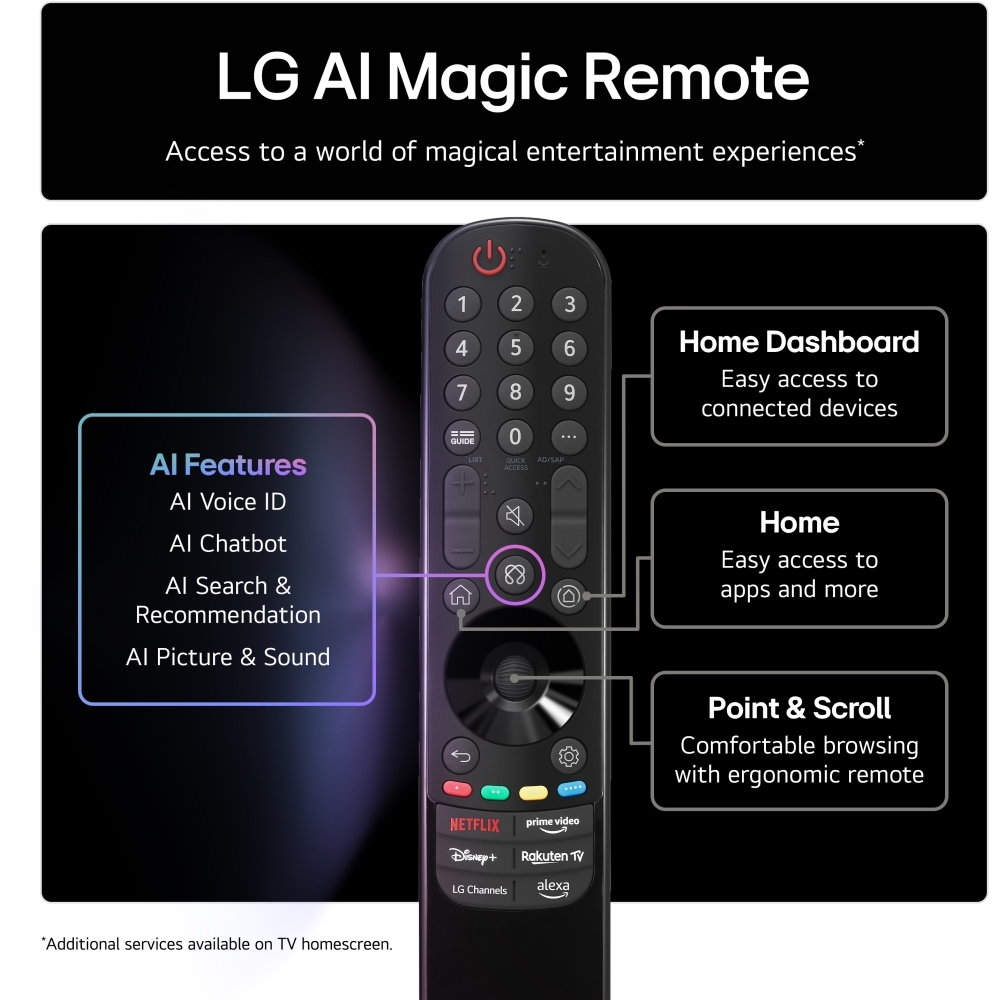 LG 86QNED9MA6B 86" QNED Smart Television, 4K Ultra HD, Black, D Rated