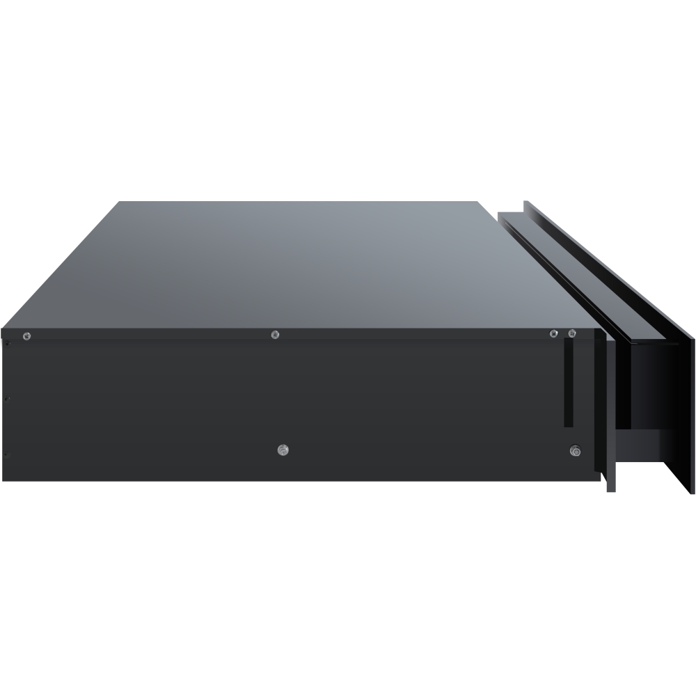 Belling BI14WD CN BK Warming Drawer, Black Brushed Steel