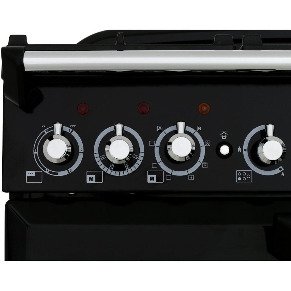 Rangemaster CDL90EIBL/C 90cm Induction Range Cooker Classic Deluxe Black / Chrome, A Rated