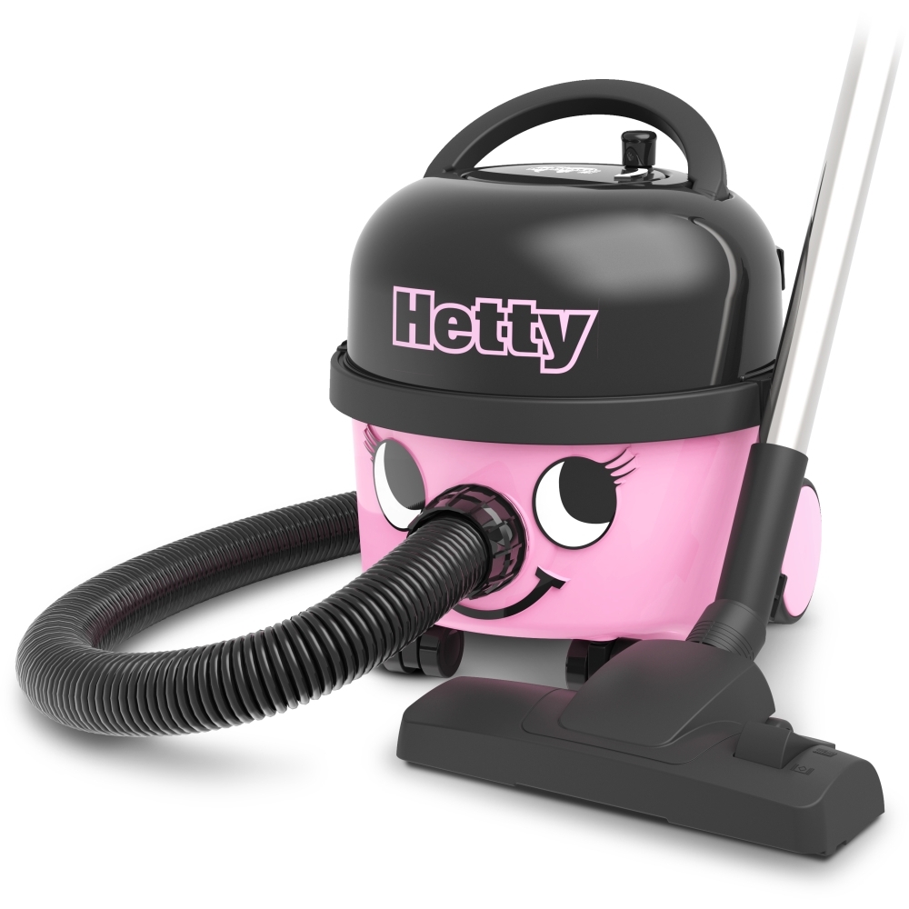 Numatic Hetty HET.160-11 Cylinder Vacuum Cleaner, Pink