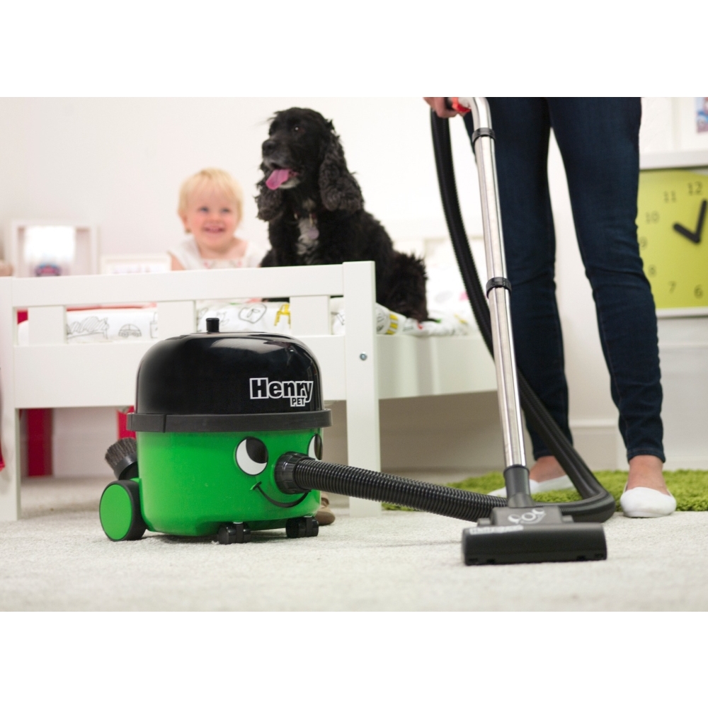 Numatic Henry Pet PET.200-11 Cylinder Vacuum Cleaner, Green