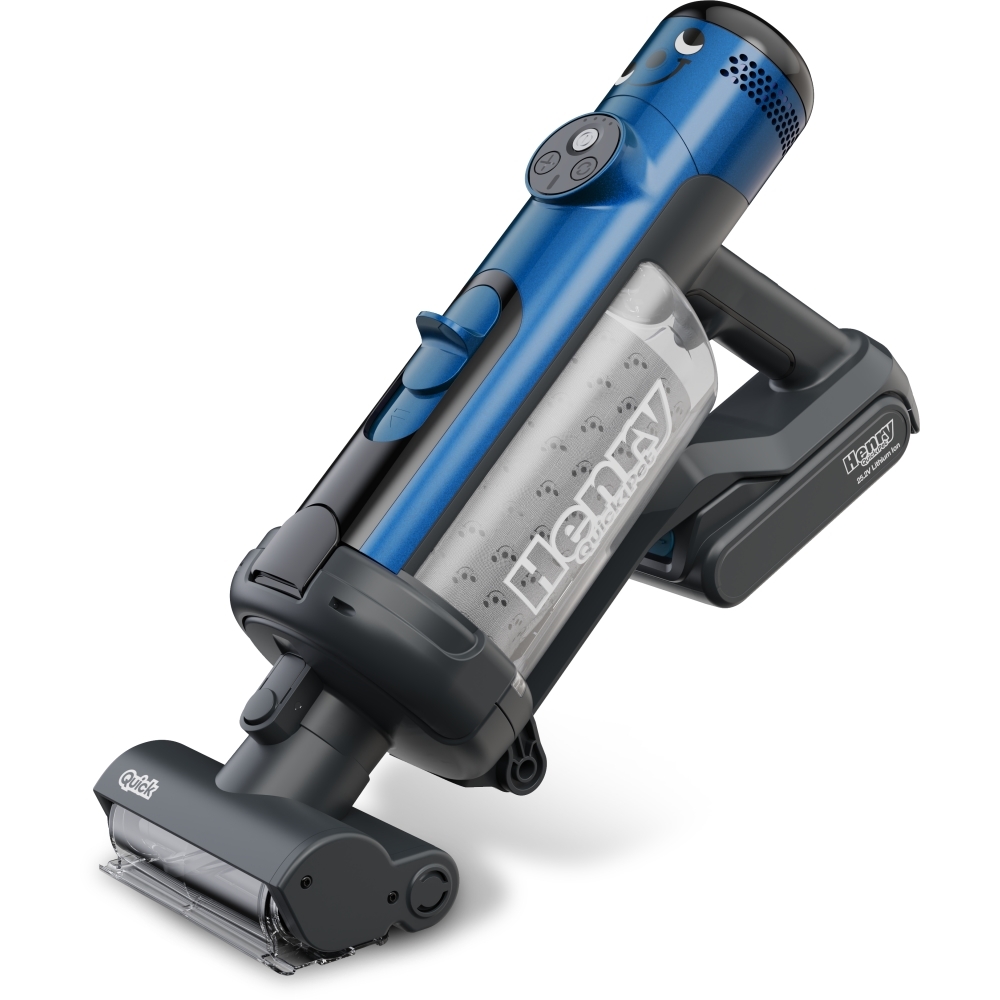 Numatic Henry Quick Pet HEN.100PET Cordless Vacuum Cleaner, Blue
