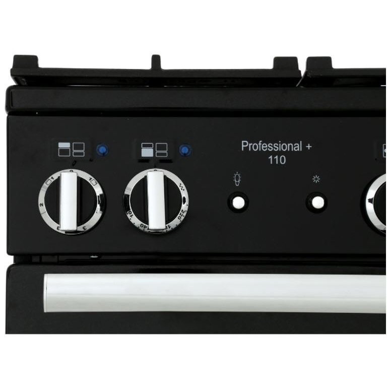 Rangemaster PROP110DFFCR/C 110cm Dual Fuel Range Cooker Professional Plus Cream / Chrome, A Rated
