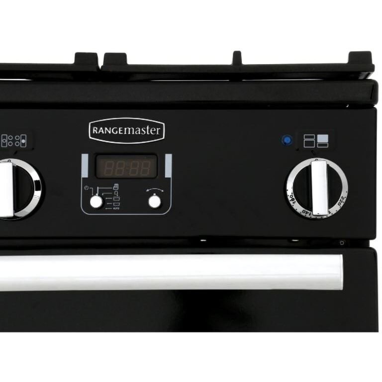 Rangemaster PROP110DFFCR/C 110cm Dual Fuel Range Cooker Professional Plus Cream / Chrome, A Rated