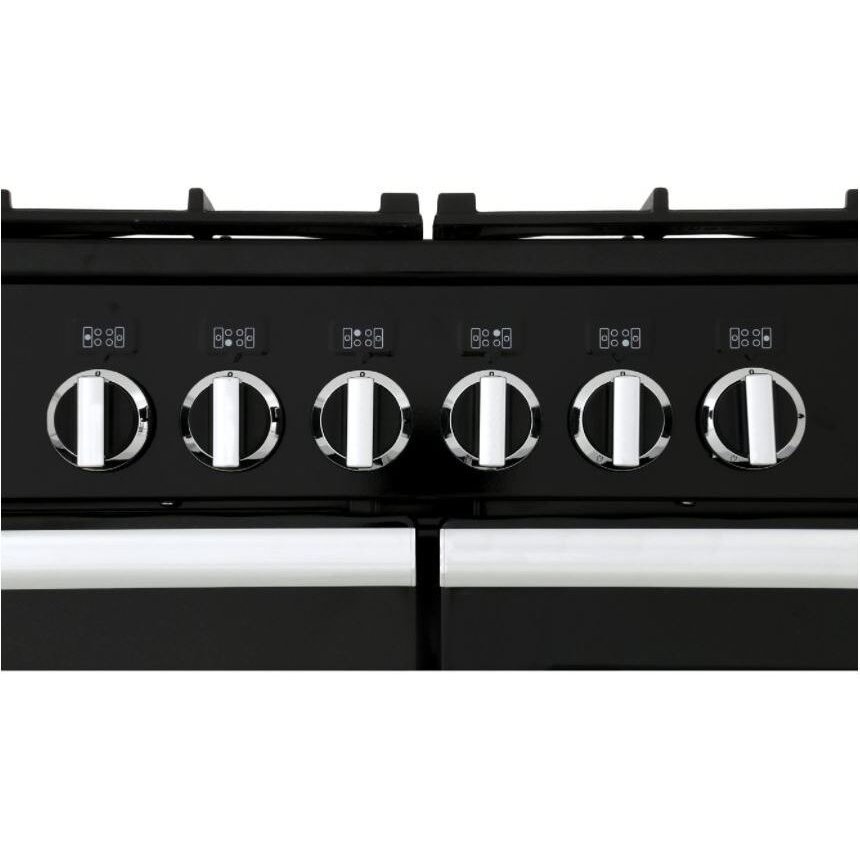 Rangemaster PROP110DFFCY/C 110cm Dual Fuel Range Cooker Professional Plus Cranberry / Chrome, A Rated