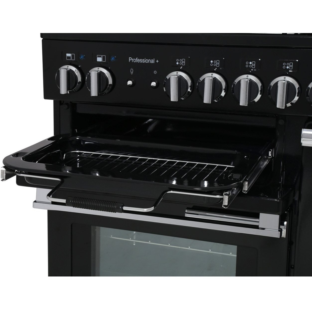 Rangemaster PROP90ECCR/C 90cm Ceramic Range Cooker Professional Plus Cream / Chrome, A Rated